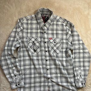 DIXXON Gray and White "Chaplin" Flannel
